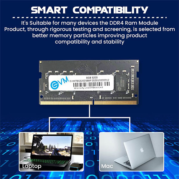 EVM-8GB-DDR4-Laptop-RAM-3200MHz-5